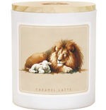 Vela de Soja Lion Lamb Art | 11 oz, 2 Mechas