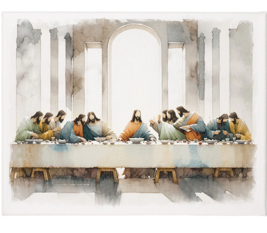 Last Supper Art - Arte de la Última Cena | Lienzo Envuelto