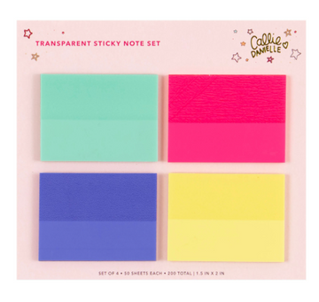 Transparent Sticky Notes Set