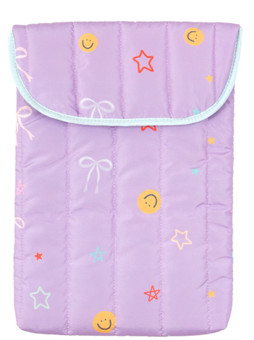 Smiley Faces & Coquette Bows Laptop Sleeve