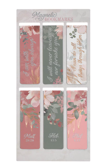 Assurance in Bloom Magnetic Bookmark Set