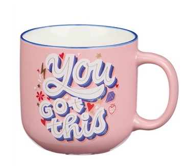 You Got This Pink Ceramic Coffee Mug