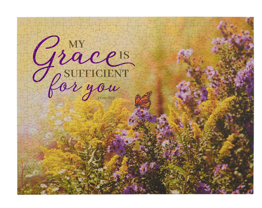 My Grace is Sufficient 500-piece Jigsaw Puzzle - 2 Corinthians 12:9
