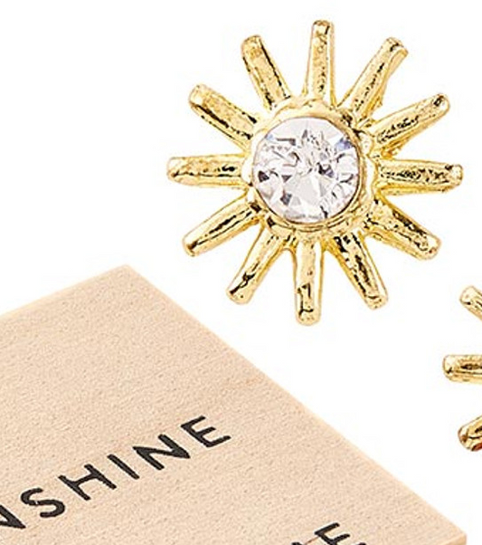 Treasure Box Earrings - You Are My Sunshine|Eres mi Sol