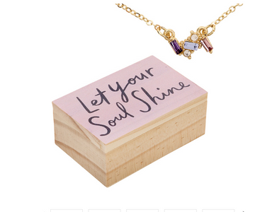 Treasure Box Necklace - Lavender - Let Your Soul Shine|Deja que tu alma brille