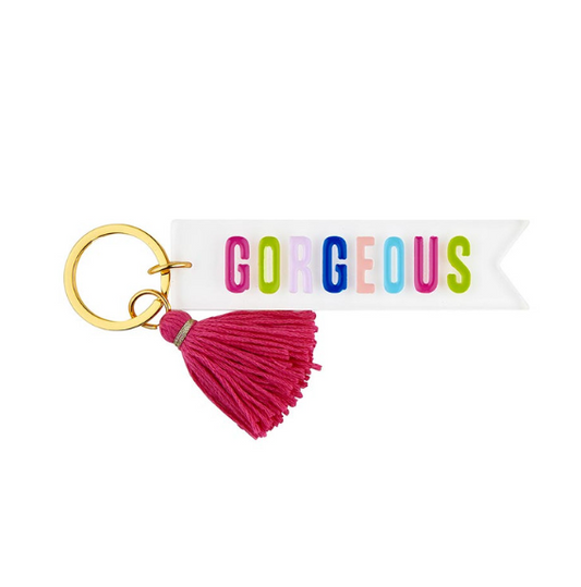 Acrylic Key Tag -  Gorgeous Acrylic Keychain | Llavero acrílico Chica Espléndida