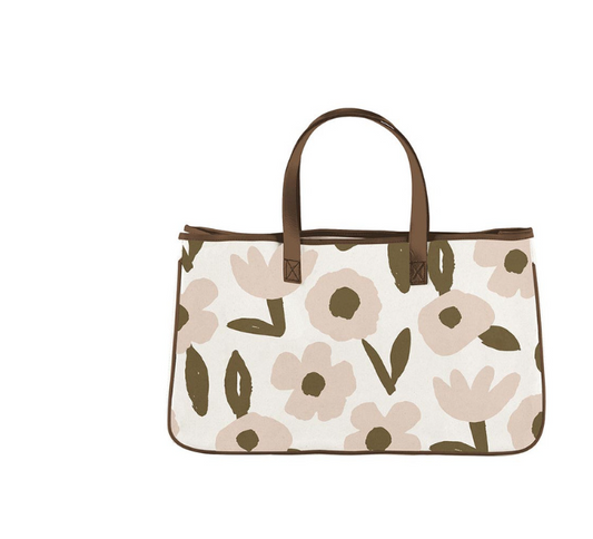 Canvas Tote - Blush Flower