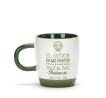 Taza 10 Oz. Colección elemental El Señor es mi pastor