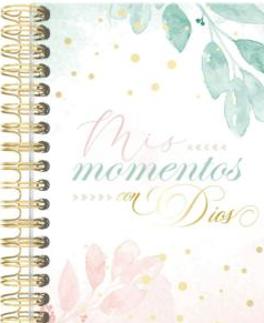 Libreta Devocional: Mis momentos con Dios | Floral Turquesa/Rosa