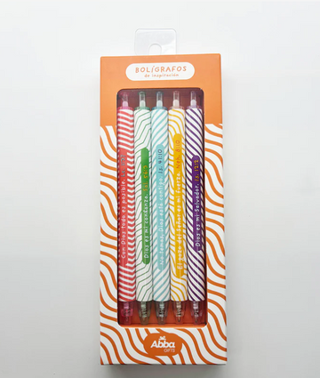 Pack 5 bolígrafos en caja| Inspiración