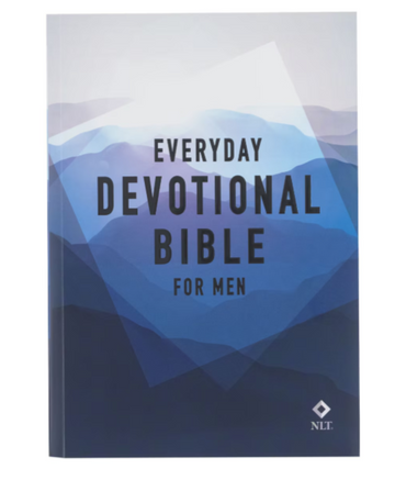 Blue Mountain Softcover NLT Everyday Devotional Bible for Men(Biblia devocional diaria Blue Mountain de tapa blanda NLT para hombres)