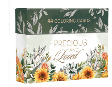 Tarjetas para colorear en caja preciosas y queridas