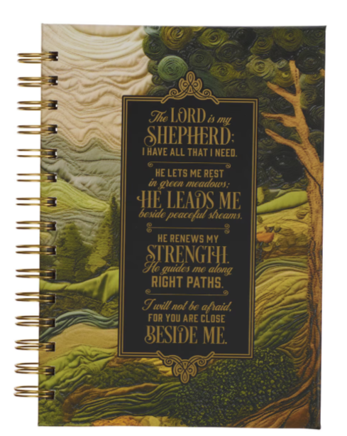 El Señor es mi pastor - Diario espiral - Salmo 23:1-4 | The Lord is My Shepherd