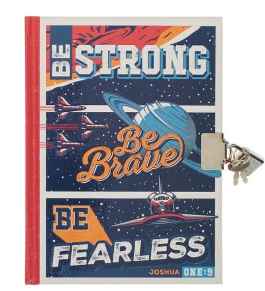 Diario secreto de un hombre fuerte y valiente - Josué 1:9 | Strong and Courageous