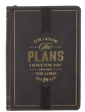 Diario con cierre The Plans Jeremiah 29:11 |  Los Planes Jeremías 29:11