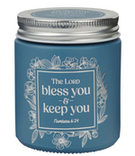 Vela de olor Bless You and Keep You  Numbers 6:24 | El Señor te bendiga y te guarde Números 6:24