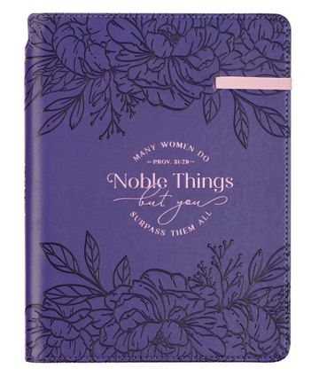 Diario  Noble Things Proverbs 31:25 | Las cosas nobles Proverbios 31:25