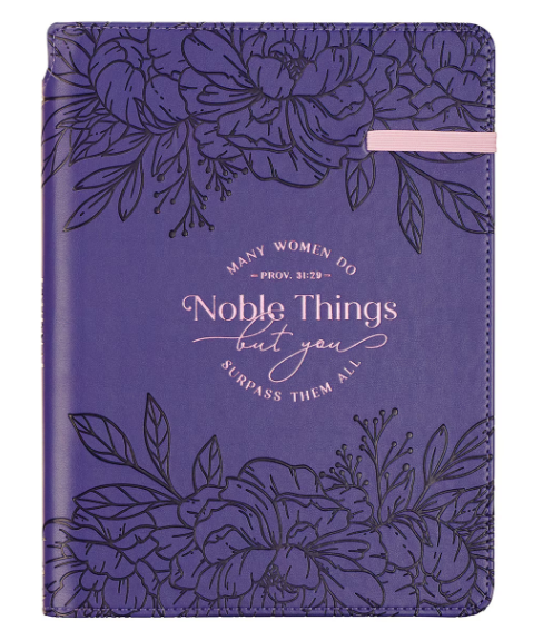 Diario  Noble Things Proverbs 31:25 | Las cosas nobles Proverbios 31:25