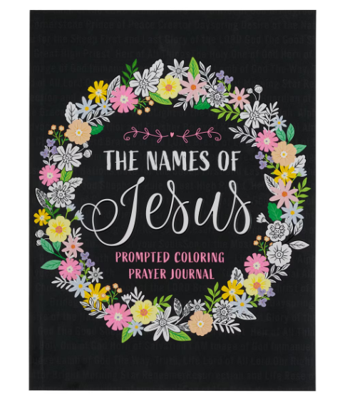 The Names of Jesus Prompted Coloring Prayer Journal | El Diario de Oración para Colorear con los Nombres de Jesús