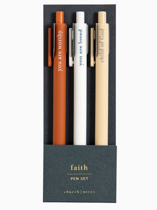 Conjunto de bolígrafos Faith Pen Set | Fe