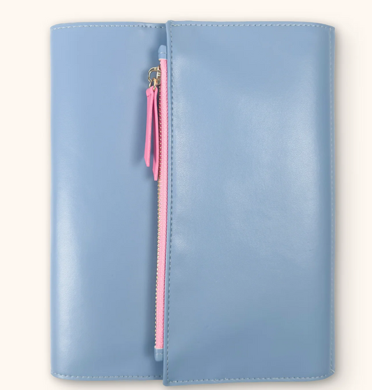 Periwinkle & Pink Keri Notebook and Organizer | Libreta y organizador
