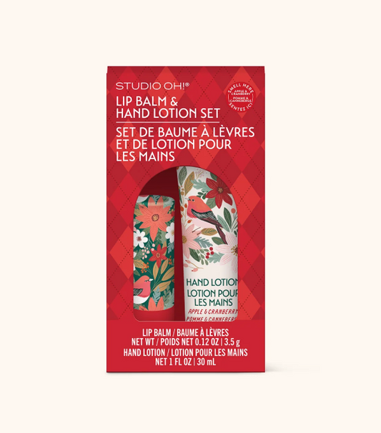 Nature's Celebration Lip Balm & Hand Lotion Set | Set de bálsamo labial y loción para manos Celebración de la Naturaleza