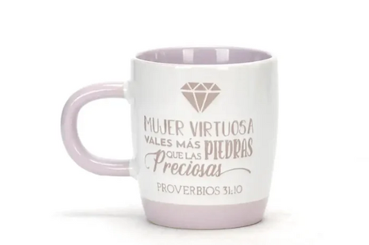 Taza 10 Oz. Colección elemental | Mujer virtuosa