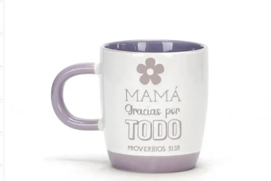 Taza 10 Oz. Colección elemental | mamá gracias por todo