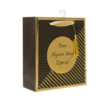 Bolsa de regalo mediana Para alguien muy especial dorada