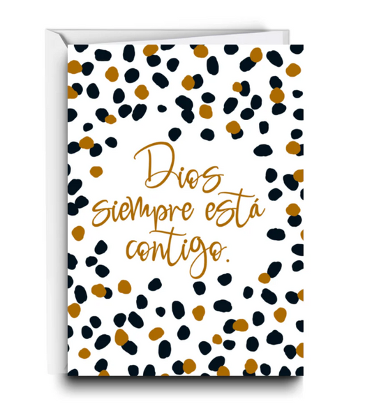Tarjeta Dios Siempre Está Contigo