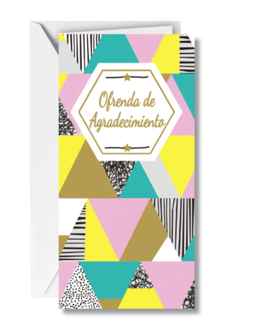 Tarjeta monedero Ofrenda De Agradecimiento