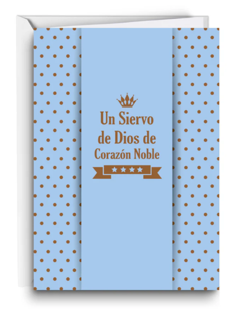 Tarjeta Un Siervo De Dios De Corazón Noble