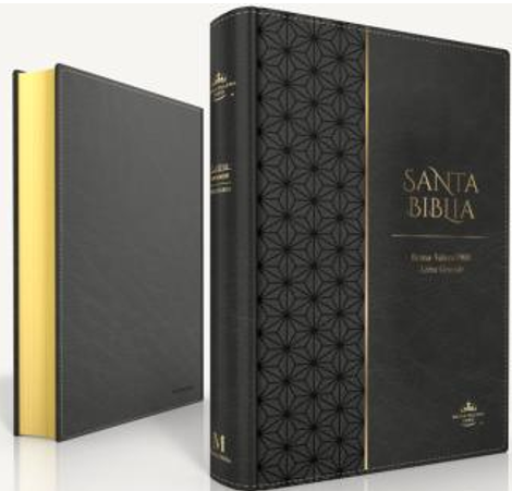 Biblia Obsequios y premios RVR60 Imitación piel | Negro Geométrico