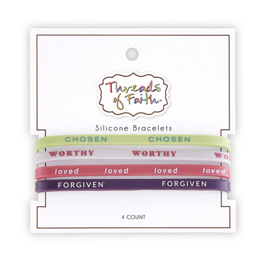 Silicone Bracelet - God Calls Me - 4pc | Pulsera de silicona - Dios me llama - 4 piezas