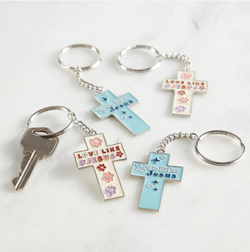 Llavero de esmalte Love like Jesus | Ama como Jesús