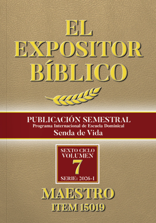 Expositor Maestro Conquistadores | Rústico Bilingüe 2026-1