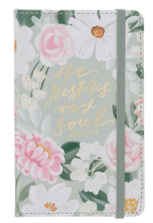 Cuaderno Tapa Dura Él Restaura Mi Alma | He Restores My Soul - Salmo 23:3