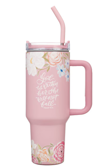 Vaso Térmico God is with her | Dios está con ella