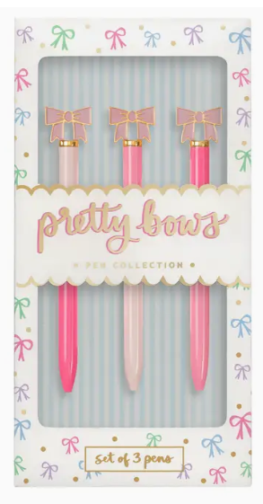 Set de 3 Bolígrafos con Lazos
