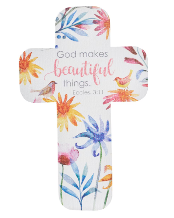 Marcador en Forma de Cruz | God Makes Beautiful Things