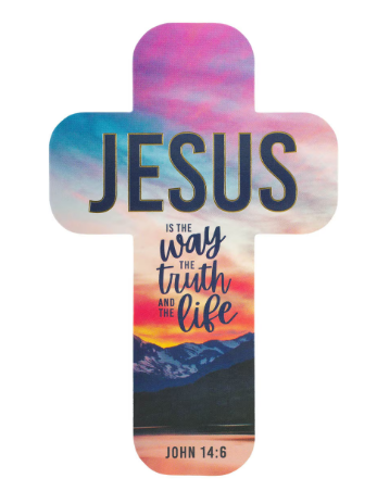 Marcapáginas en Forma de Cruz | Yo Sé los Planes - Bosque de Pinos