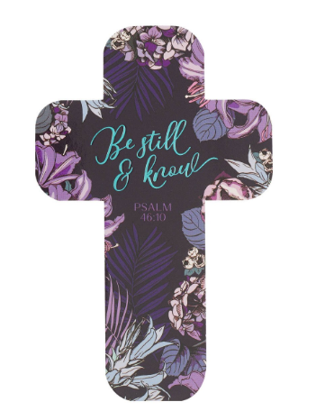 Marcapáginas Cruz | Be Still And Know / Estad Quietos y Conoce