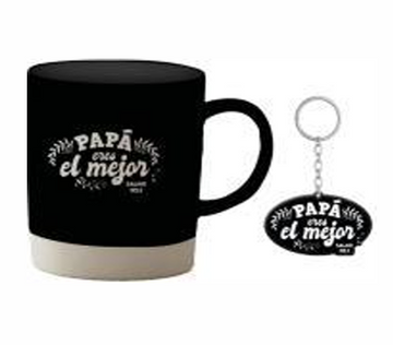 Set de Taza y Llavero | Papá Es el Mejor