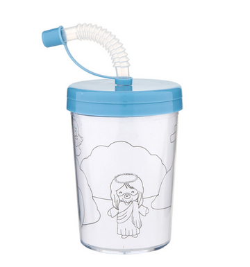 Taza Infantil de Pascua para Colorear