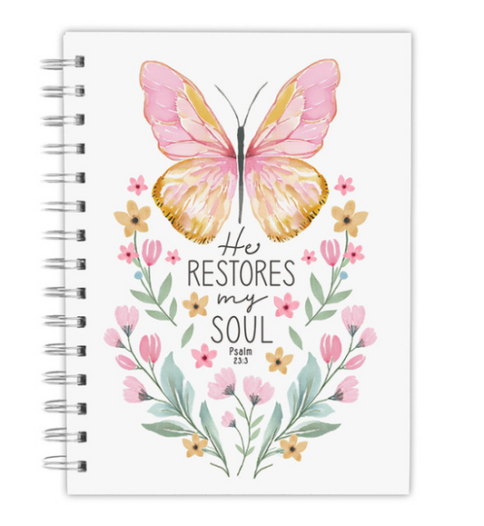 Cuaderno Espiral | He Restores My Soul