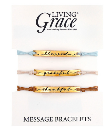 Pulsera con Mensaje "Cosecha Sus Bendiciones" | Salmo 85:12