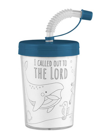 Vaso para Colorear | Jonás y la Ballena
