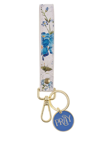 Llavero Pulsera Floral Azul | Job 22:27
