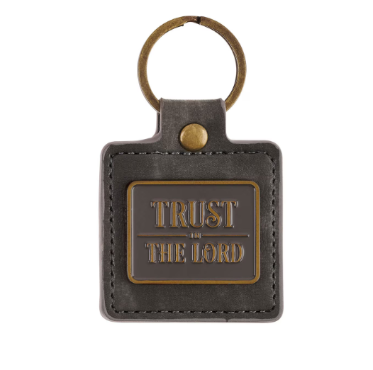 Llavero Trust in the Lord Gris | Salmo 37:3