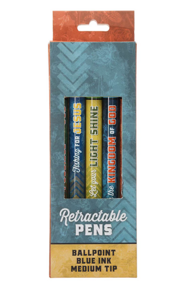 Set de Bolígrafos Retráctiles Adventure with Jesus | Salmo 16:11